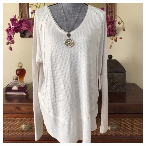 Free People Oatmeal Catalina Thermal Tunic. NWT. - Picture 4 of 7